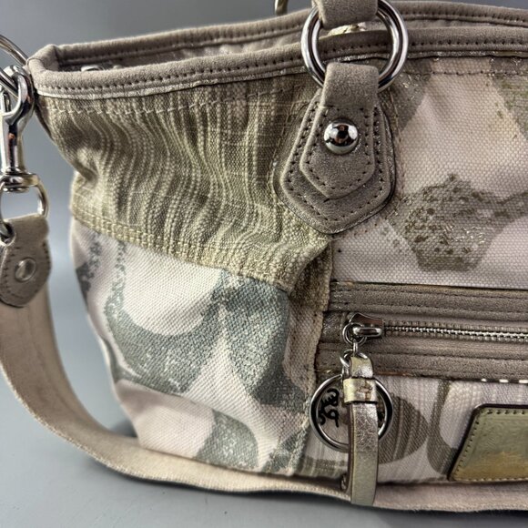 Authentic COACH # 16732 Poppy Patchwork Rocker Tote Satchel /Shoulder Bag - Picture 2 of 14